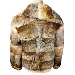 1970s rabbit fur coat